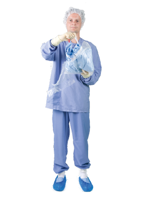 gmp donning procedure 1 out of the bag