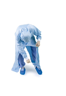 gmp donning procedure 4 zipper quickly closed